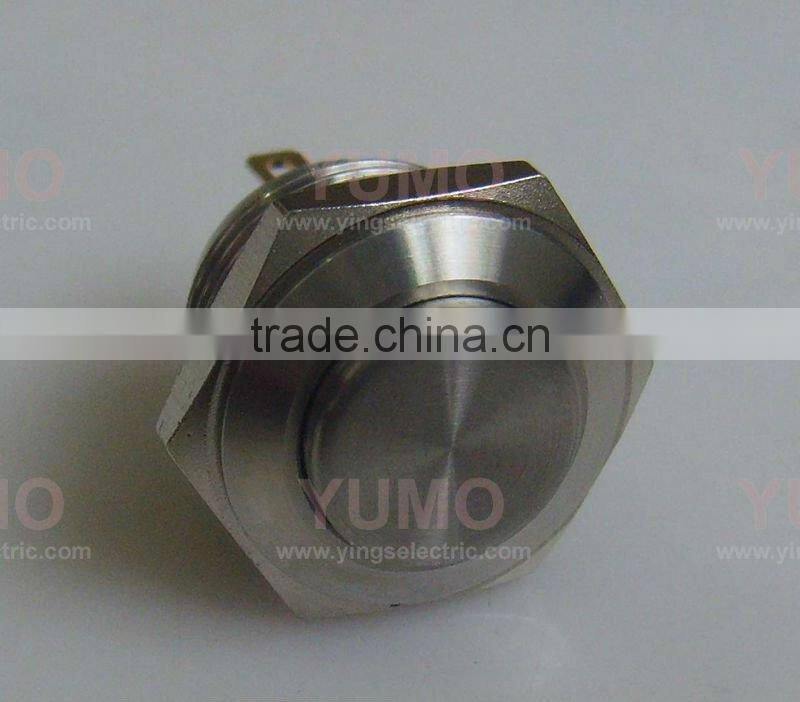 Metal push button switch high round ring illuminated Pushbutton JS16H-10-J