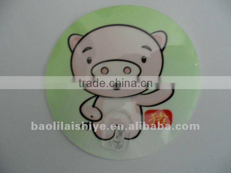 fashion colorful silicone traceless hook