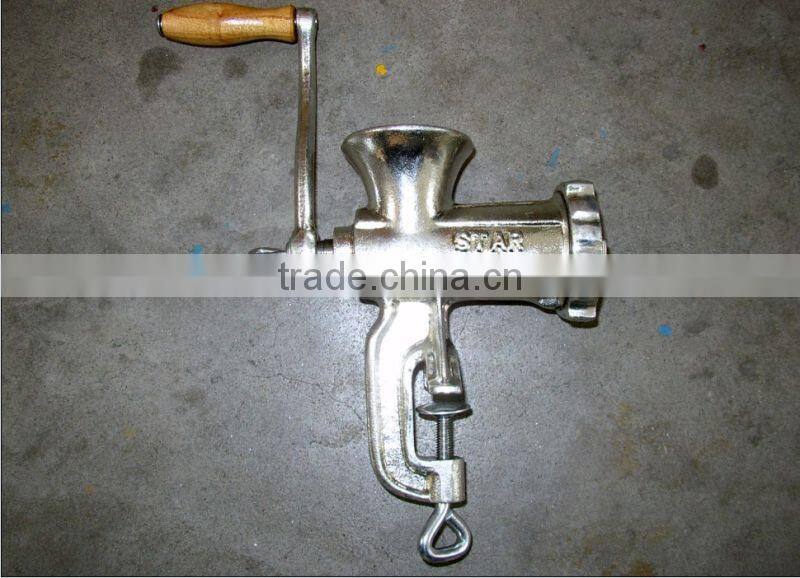 Tin plated NO10 Cast Iron manual meat grinder