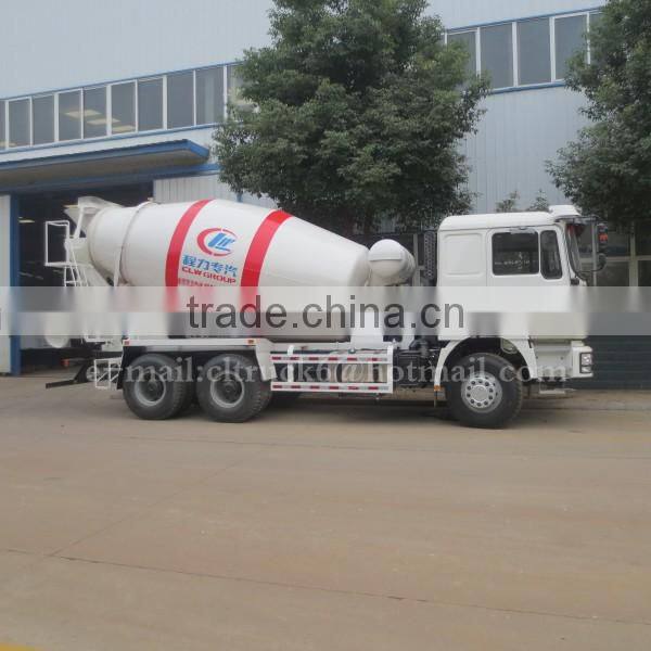 340 Hp SHACMAN 6*4 Cement Mixer Truck 9m3