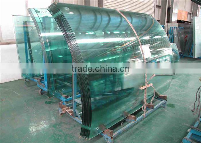 Clear Flat Tempered 12mm Glass For Aquarium