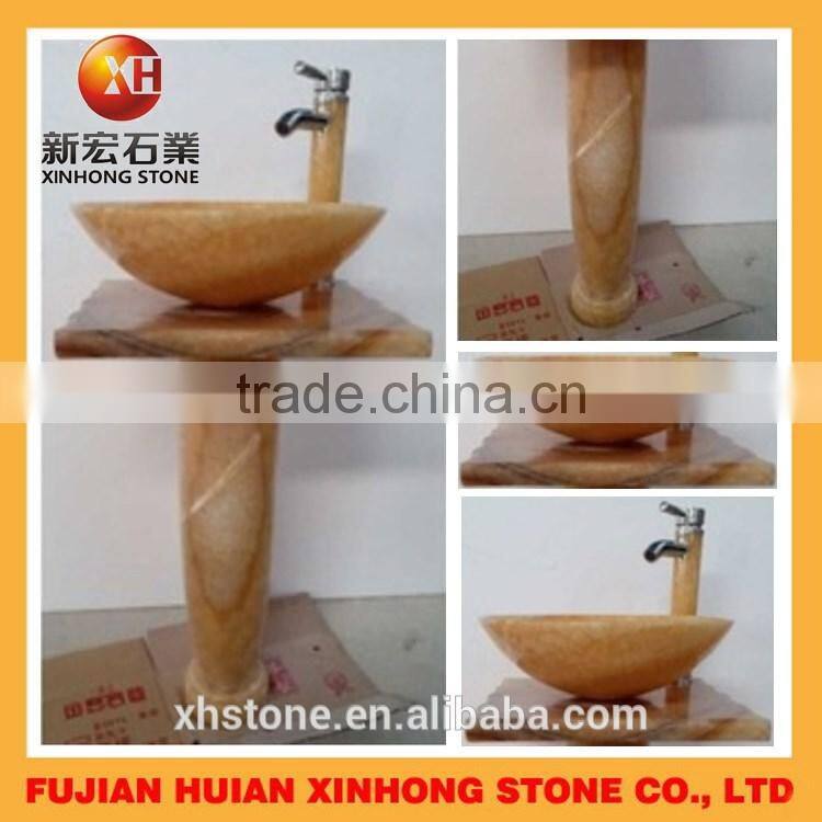 good design stand marble stone basin with basin top sale in 2015