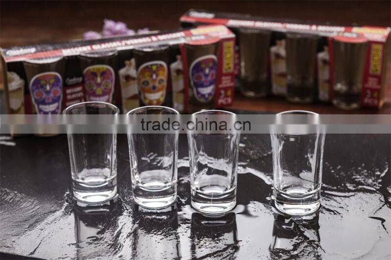 45ml clear glass dessert shot glass