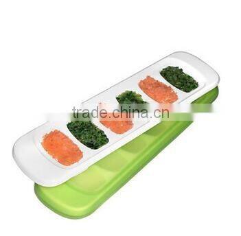 Baby Food Freezer Tray with Silicone Lid