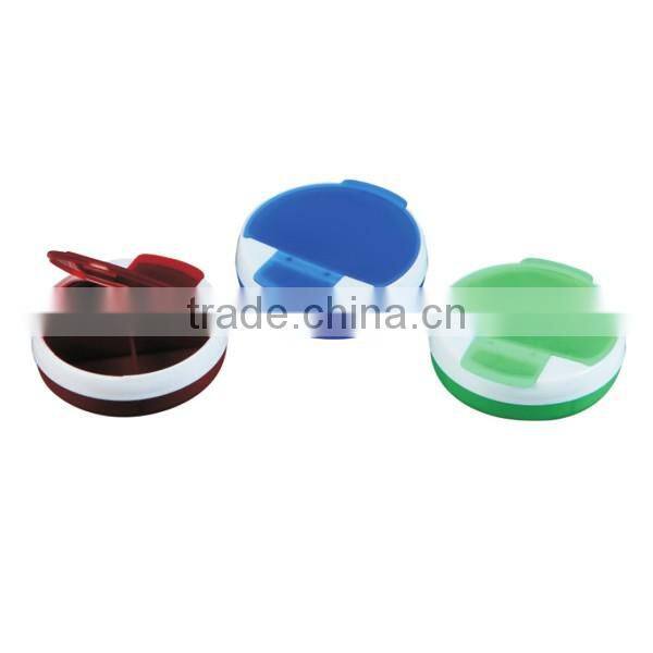 Child proof pill box keychain