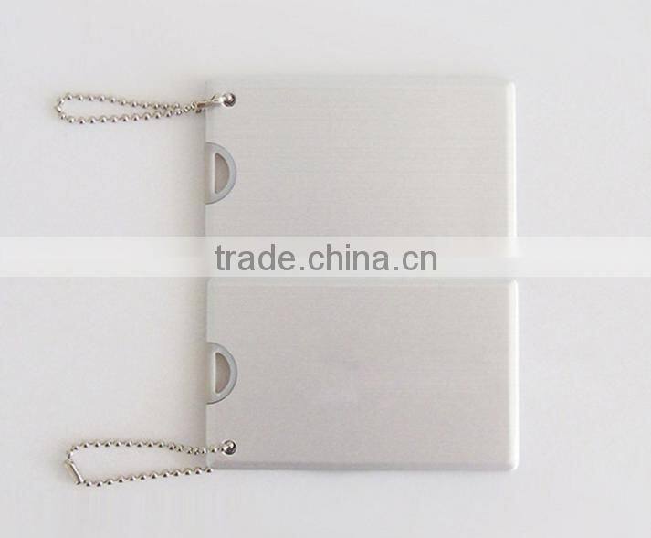 New design Metal ultra-thin credit card 32gb 64gb usb flash drive