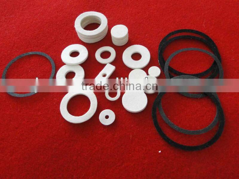 Wool felt seal gasket