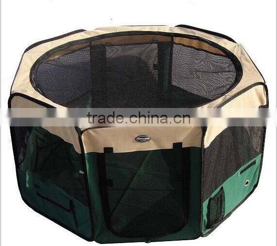 Oxford cloth Folding Dog Cage removable pop up pet tent