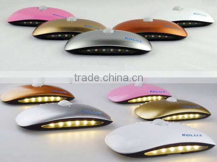 Supply creative fashion Apple mouse multifunctional infrared intelligent inductive LED night light / faba bean lamp