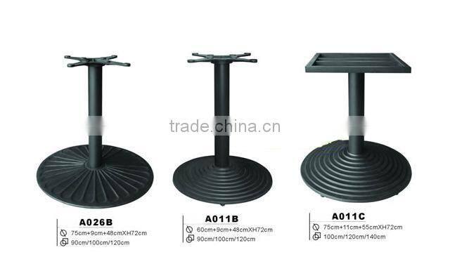 Cross Cast Iron Table Legs