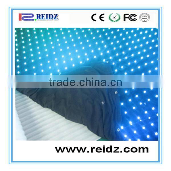 Wholesaler dmx512 sewn rental curtain wall led backdrop decoration