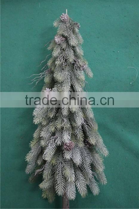 Happy Christmas 130cm height fake Christmas tree with pot