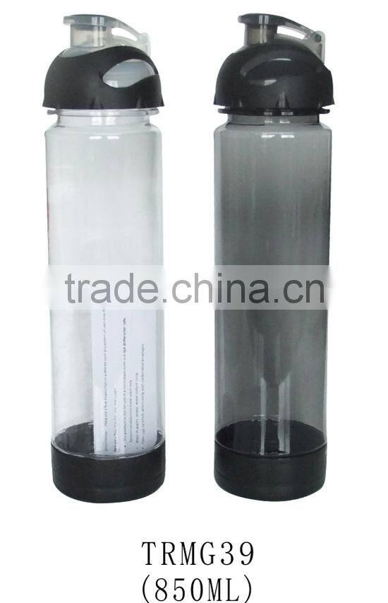 850ml plastic food safe sports drink bottle/food grade plastic water bottle
