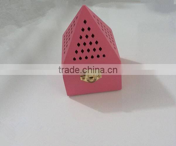 2016 unique design potable wood incense burner for hot sale