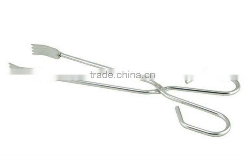 HIGH QUALITY BBQ fire tong bbq scissor tongs ,bbq food tong YZ0005