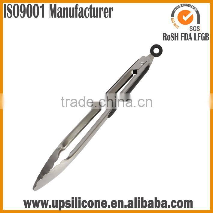 food clip/ice tongs/serving tongs with durable stainless steel handle