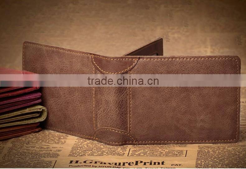 Full Grain Leather Money Clip Wallet with High Quality RFID Blocker Slim Bifold Credit Card Holder