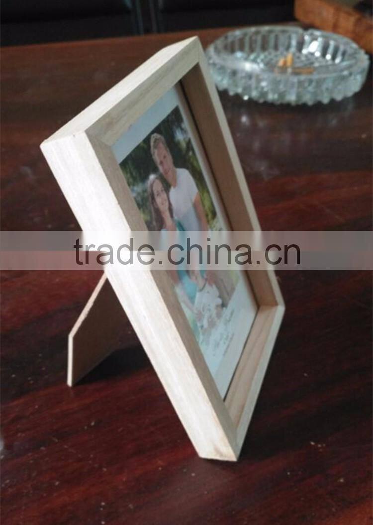 good quality paulownia wood photo frame