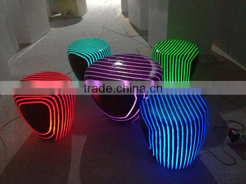 Nightclub furniture modern Glowing led bar side table