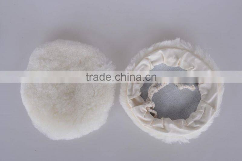 Top grade lamb skin polishing pad/polishing wool pad/wool buffing pad 4.5'',5'',6'',7'',8'',9''