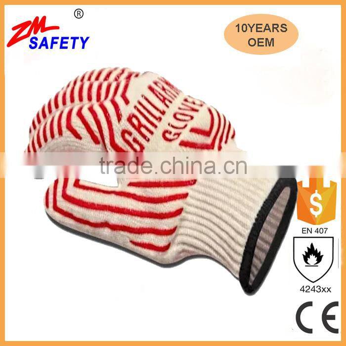 Zhengzhou Zomagtc comfortable esd hest resistant fire proof grill gloves