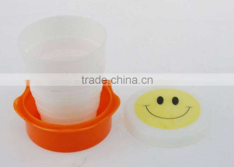 2016 Plastic Collapsible cute promotional plastic cups