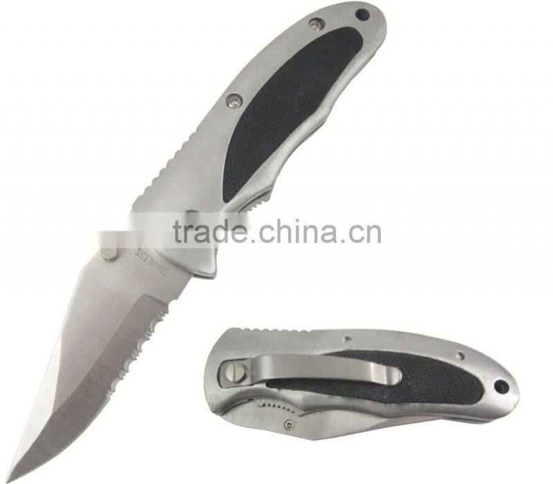 Wood Handle Stainless Steel Suvival Folding Pocket Tool