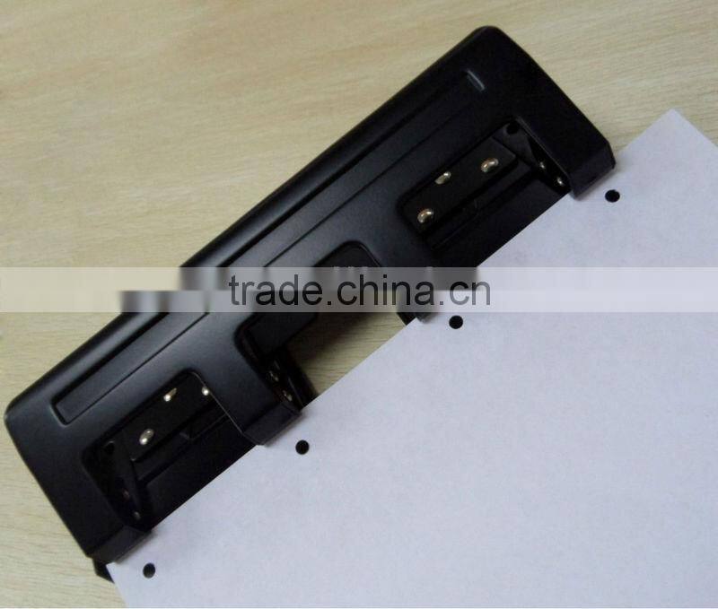 2014 high quality office metal 4 hole paper punch