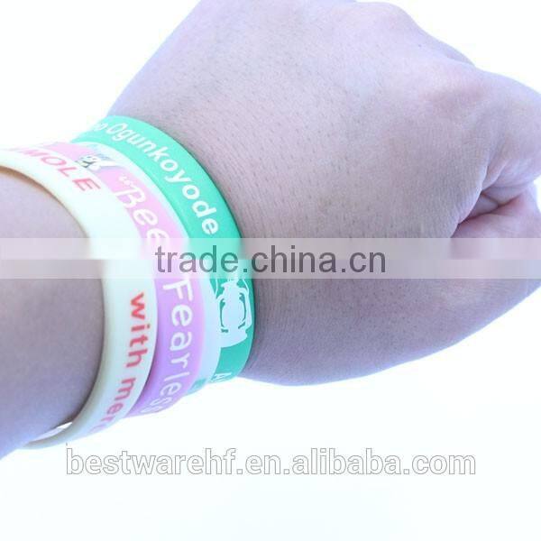 1/2 inch adult unique numbered silicone bands
