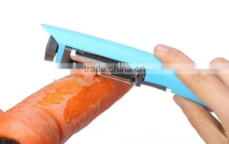 Cute Kitchen Tool , Hand Adjustable Multifunction Tri-Blade Peeler