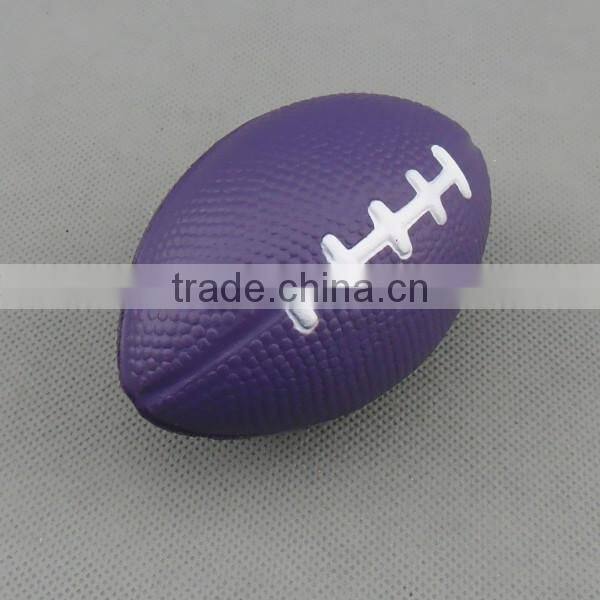 High Quality pu rugby stress ball with customer logo