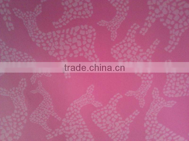 Printed PU Waterproof Fabric for Raiwear/Jacket