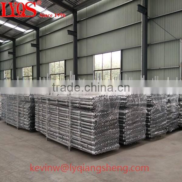 Cuplock system scaffolding and cuplock scaffolding parts