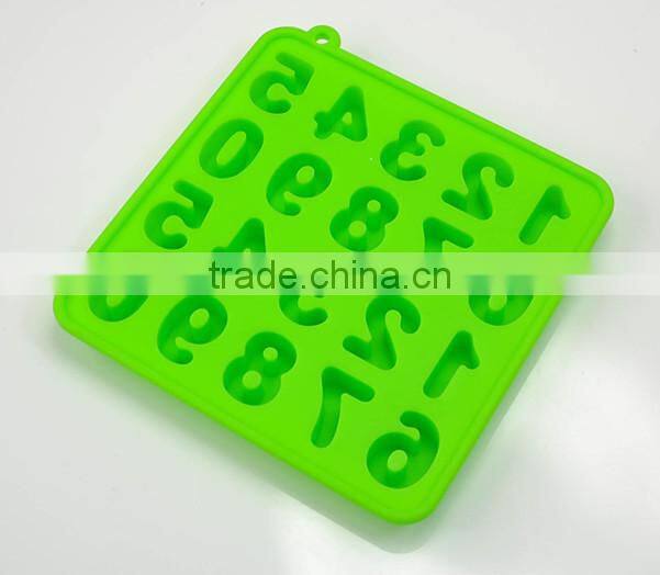 OEM Silicone word shape ice cube tray,silicone ice tray maker