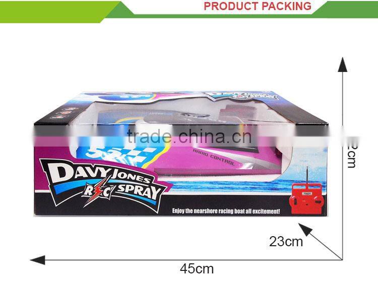 New product remote control toy 3 channel rc boat fishing