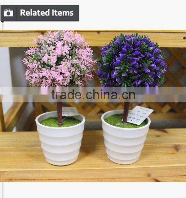 Home and office decoration potted gift items artificial plants mini potted plants
