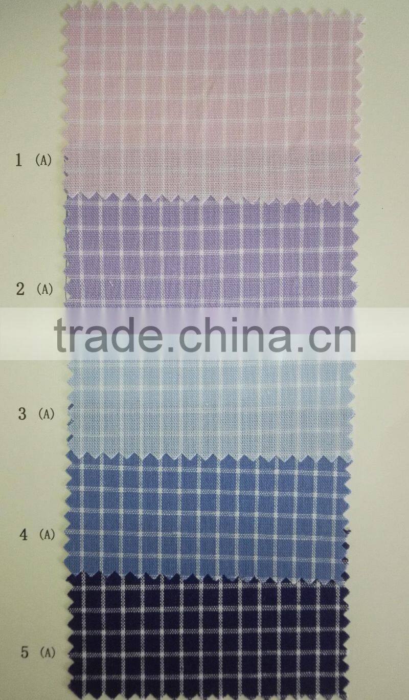 Fully goods in stock hot sell best quality linen cotton yarn dyed plaids/check fabric