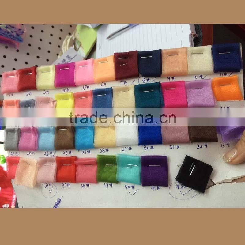 Hot Sale Fashion Handmade Organza Flower With Lycra Chair Band Chair Sash