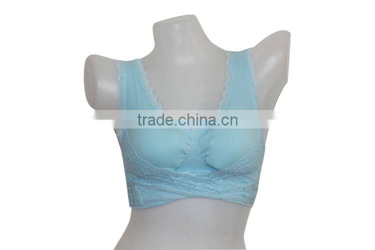 Promotion! Supermarket sexy lace genie bra with lace trimming