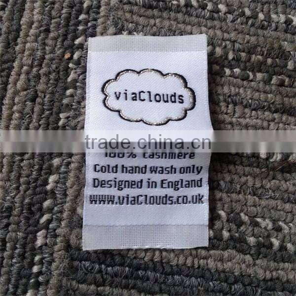 2017 customized high quality hair extension woven labels