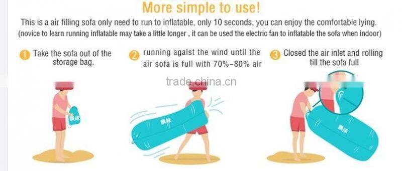 Sofa air lounge sleeping bag inflatable air sofa bed