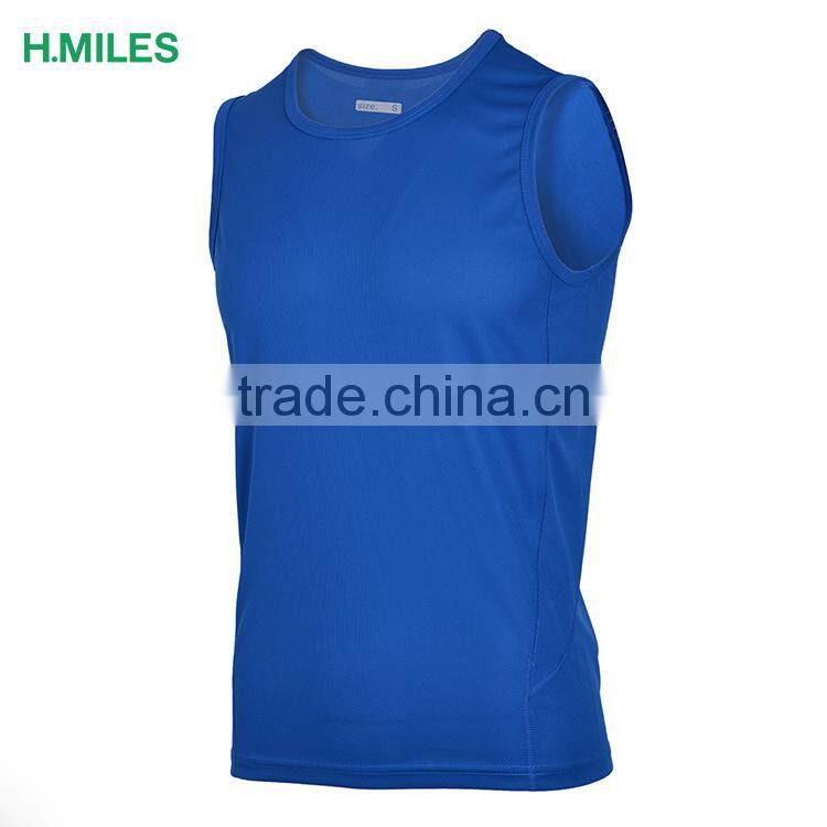 Customized Breathable dry fit men fitness sleeveless t shirt/ t-shirt