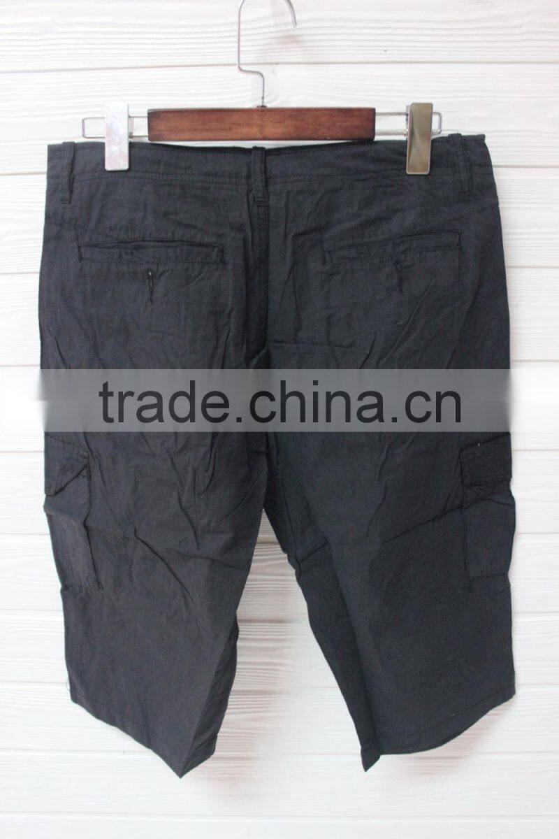 GZY with side pockets cheap wholesale man's cargo short pants