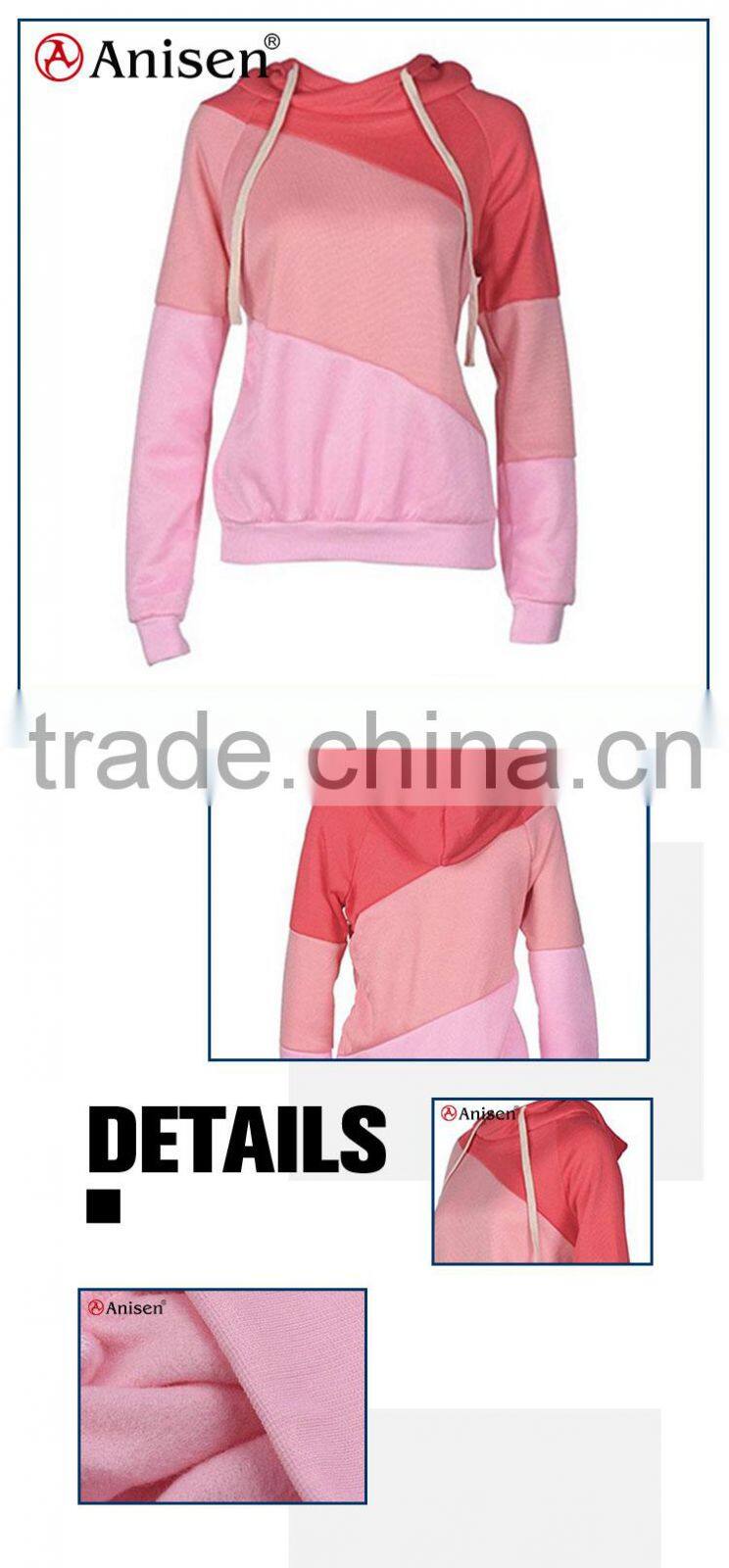 wholesale fashion design women custom hoodies