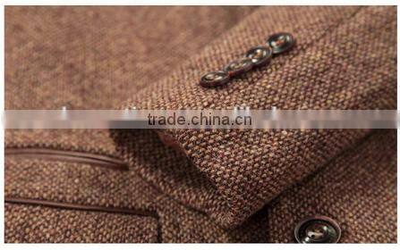 classical coffee color men coat winter coat