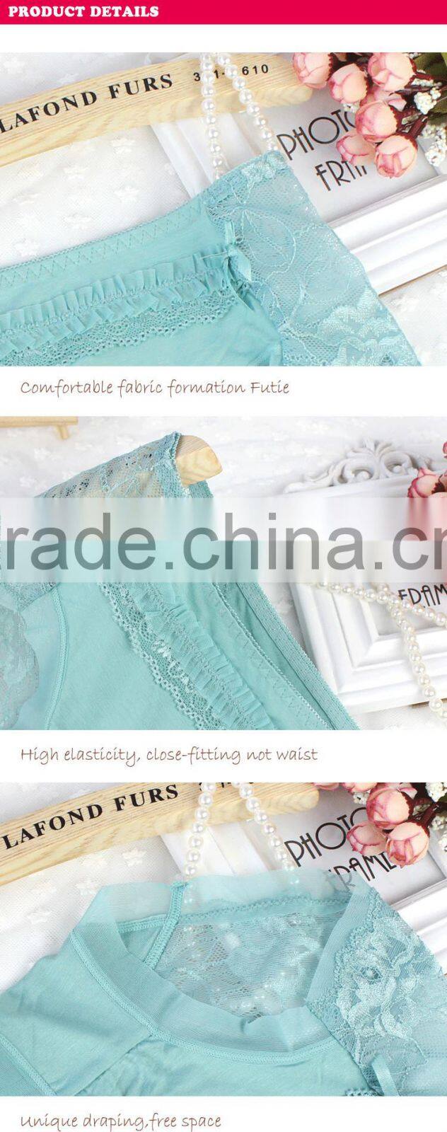 2015 Hot sale colorful modal sexy transparent tanga underwear lace sexy fashion panty underwear little girls underwear