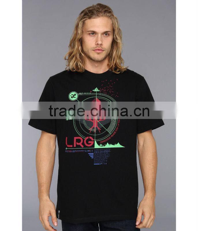 customized viewfinder printed graphic mens baggy t shirt