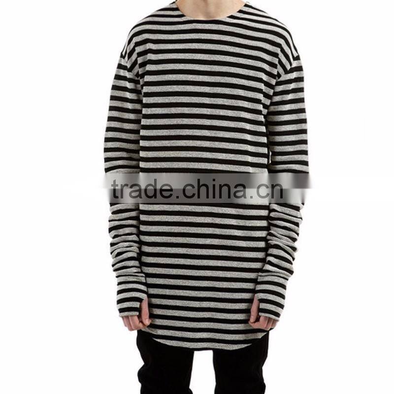 Wholesale High Quality Striped Clothes Men T Shirt Men Fashion Cotton Man T-shirt