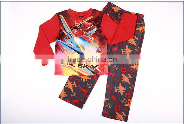 Two piece set pajamas home sleep wear boys formal wear