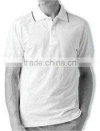 White Polo Shirt/Collared T-shirts